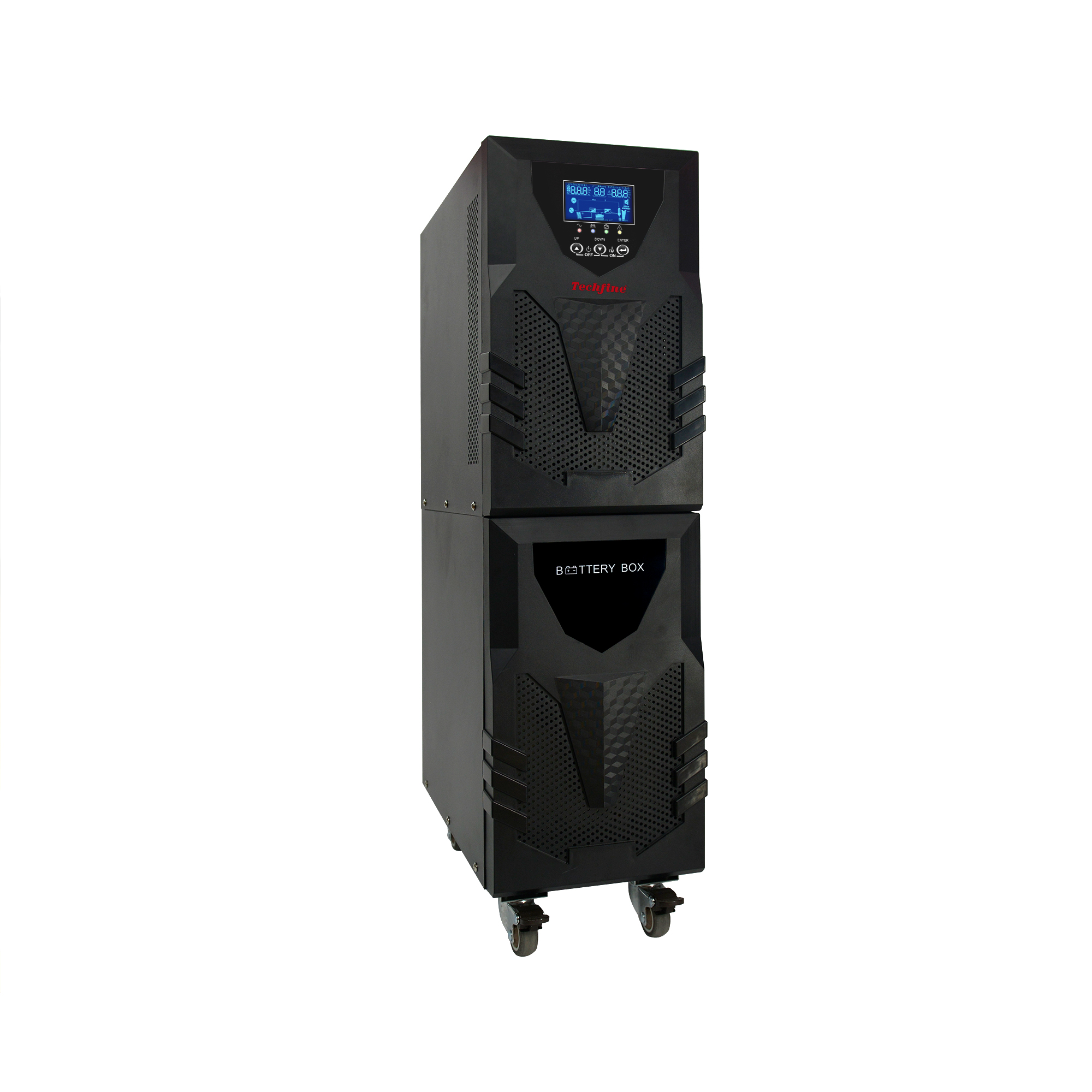 Single Phase High Frequency Online 5000 Watt Ups 10000W 10KVA Long Backup External Power Backup UPS