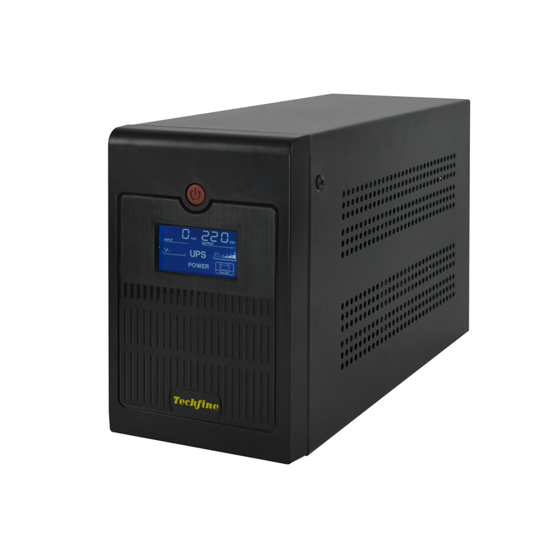 Techfine Uninterrupted Power Supply (UPS) 220V 1000VA 50Hz/60HZ 1200VA 720W Offline UPS for PC