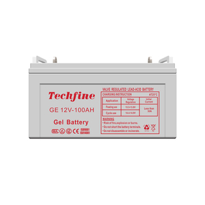 Techfine solar battery 12V 100AH Lead Acid Gel Battery off grid