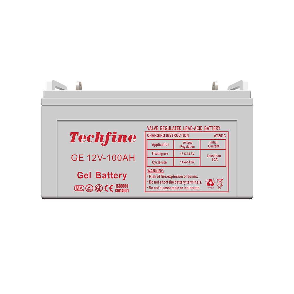 Techfine solar battery 12V 100AH Lead Acid Gel Battery off grid
