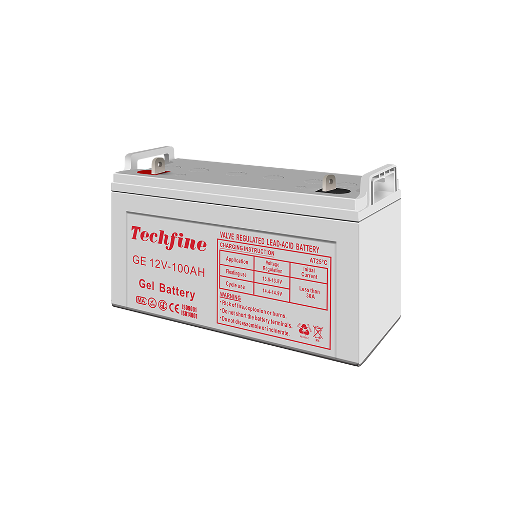 Techfine solar battery 12V 100AH Lead Acid Gel Battery off grid