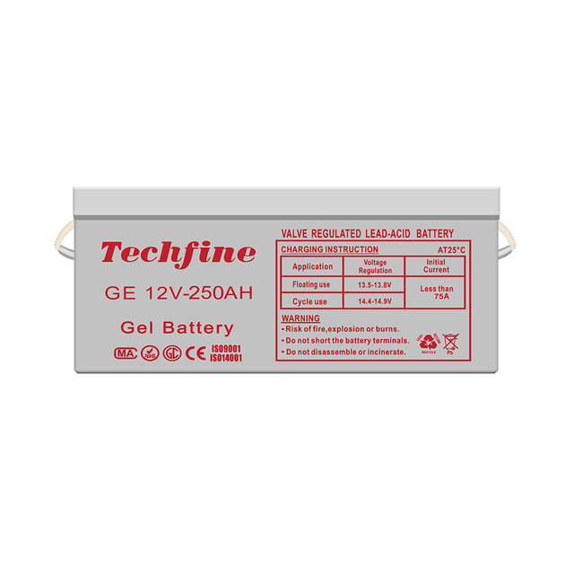 Techfine solar battery 12V 250AH Gel Battery off grid