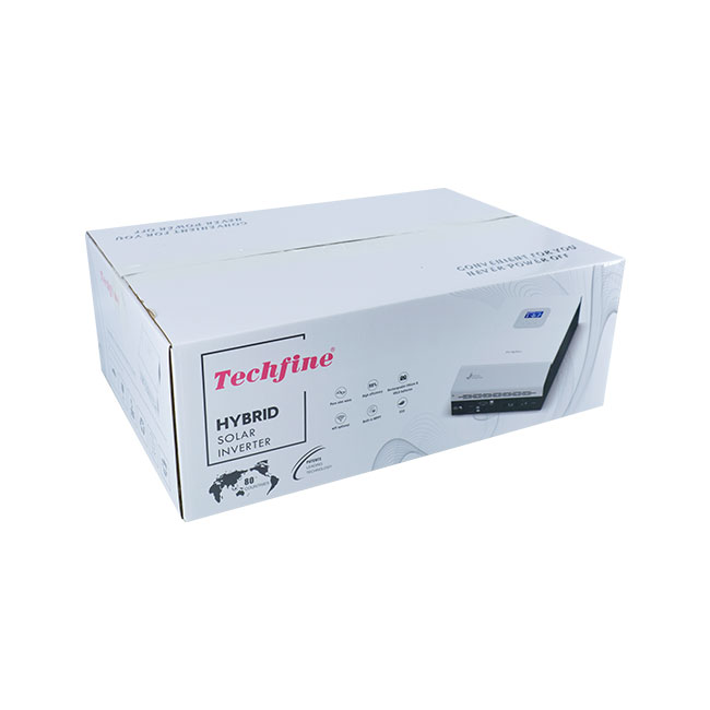 Techfine High Frequency 5.5KW/5.5KVA Solar Inverter Off-Grid 100A MPPT High Pv Support 9 unit Parallel