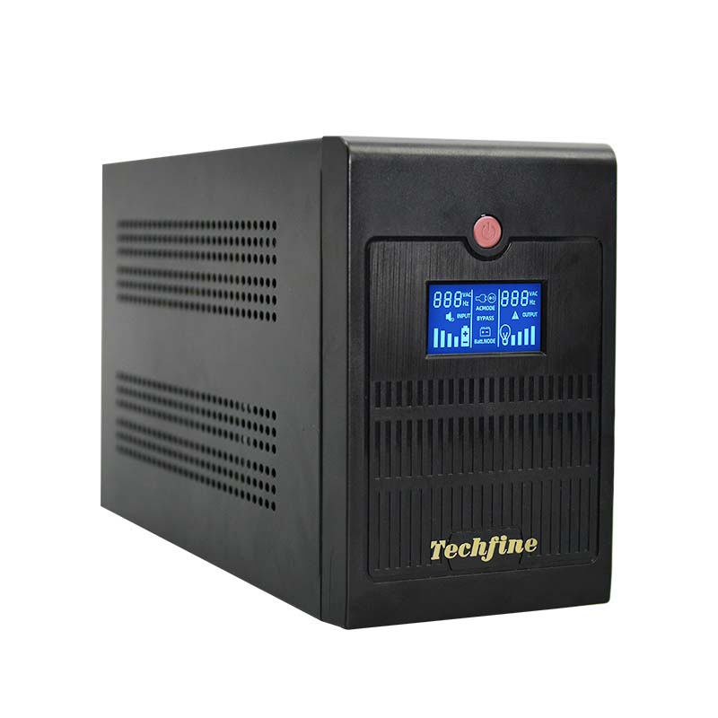 Techfine Uninterrupted Power Supply (UPS) 220V 1000VA 50Hz/60HZ 1200VA 720W Offline UPS for PC