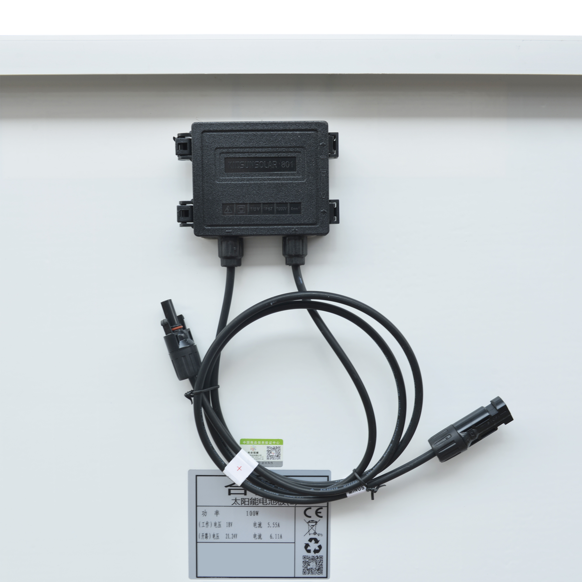 100 watt monocrystalline solar panel for home use