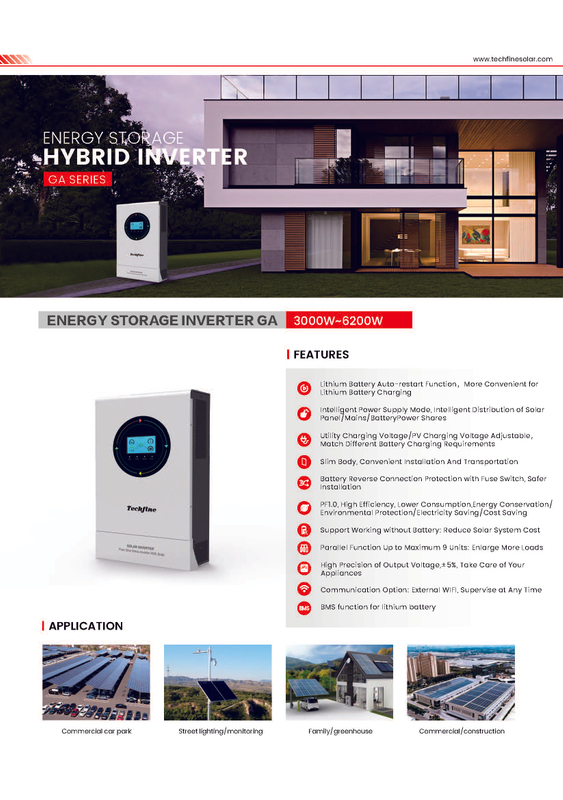  Touchscreen High Frequency 3kw Hybrid Solar Inverter 24 Volt 