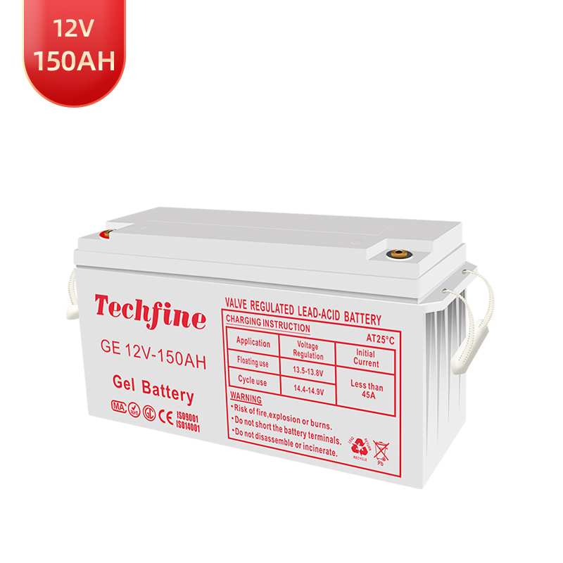 Techfine solar battery 12V 150AH Gel Battery off grid
