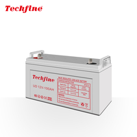 Techfine solar battery 12V 100AH Lead Acid Battery Short off grid