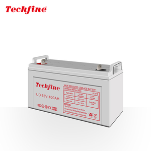 Techfine solar battery 12V 100AH Lead Acid Battery Short off grid