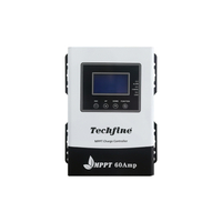 Techfine MPPT Solar Charge Controller 60a 12/24v/36v/48v for Solar System