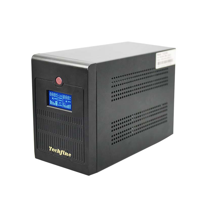 Techfine Uninterrupted Power Supply (UPS) 220V 1000VA 50Hz/60HZ 1200VA 720W Offline UPS for PC