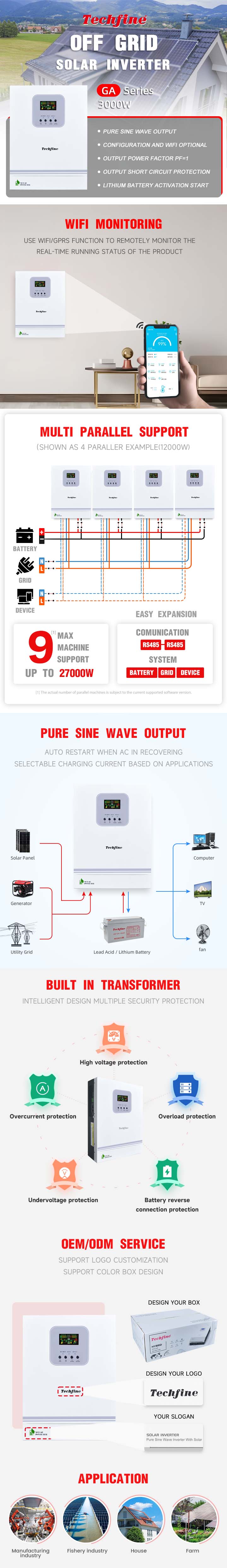 techfinepv inverter detail-GA3024EMH