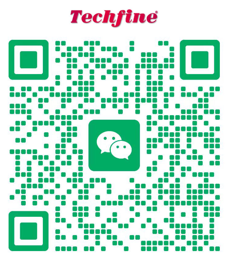WeChat QR code<br>ID: techfinesolar