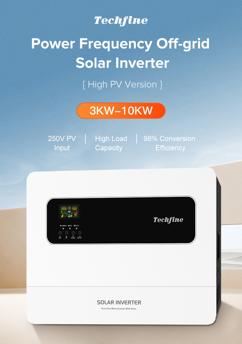 Techfine-High PV Input Off Grid Solar Inverter-JV Series Details (1)