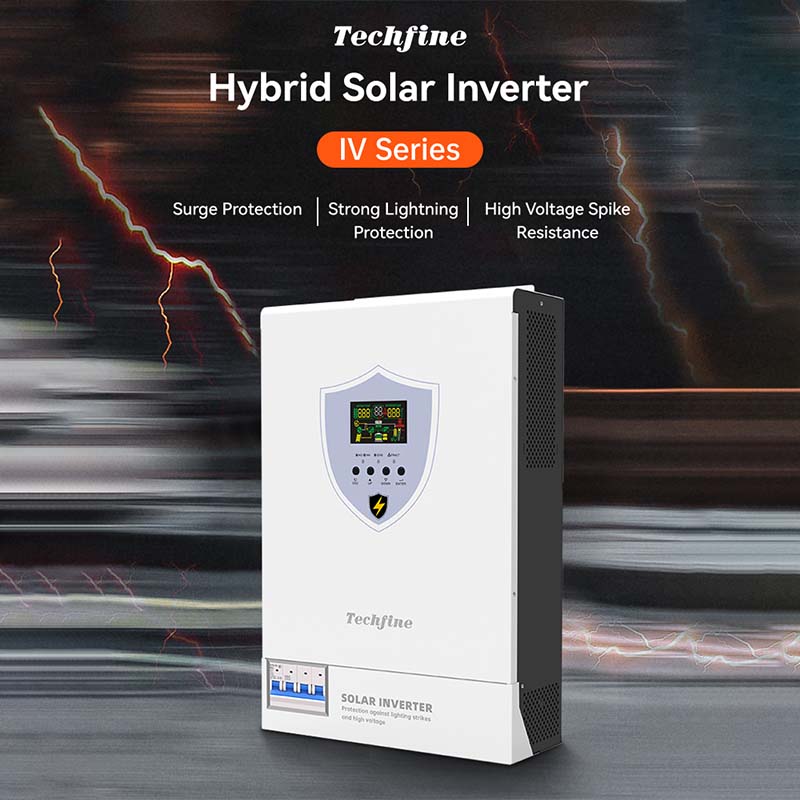 Techfine Solar 24v Inverter 3600 Watt Solar Inverter With Circuit Breaker