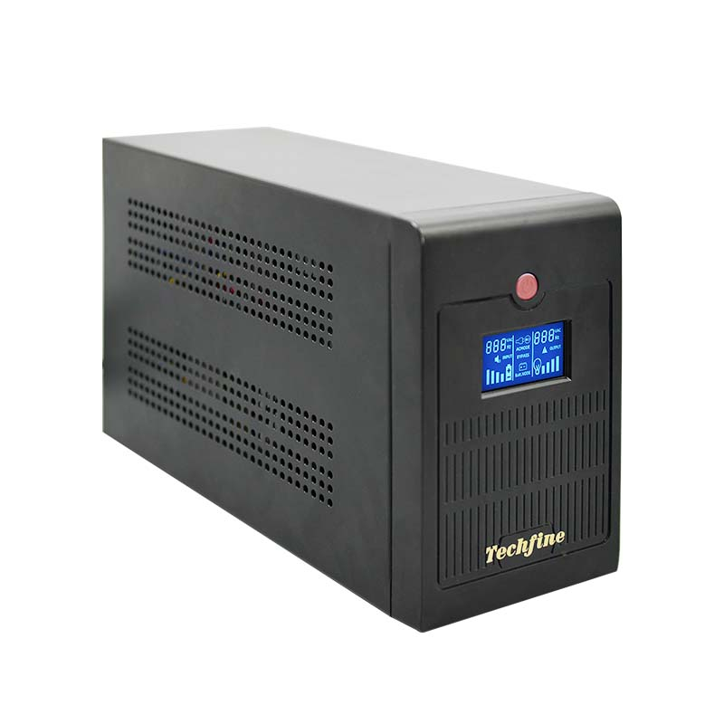Techfine Uninterrupted Power Supply (UPS) 220V 1000VA 50Hz/60HZ 1200VA 720W Offline UPS for PC